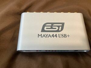 ほぼ新品　ESI MAYA44 USB+ 4 x 4 USBオーディオインターフェース 2023年10月購入