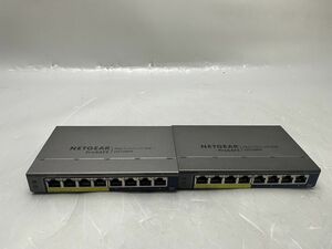 ★PoE対応★NETGEAR ネットギア GS108PE PoEハブ 8ポート x 2 セット　（通電のみ確認）★現状引き渡し★