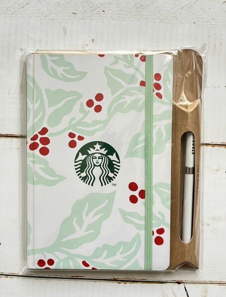 【未開封】Starbucks ホリデー2018 ジャーナルブックコーヒーチェリー&ペン