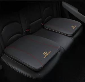 レクサス 刺繍ロゴ入り 運転席&助手席 座布団 シートクッション 低反発 座面クッション LEXUS LS/LC/UX/NX/RX/RCF/ISF/IS/GS/ES/LX/SC