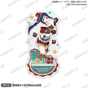 【新品】 ラブライブ!スクールアイドルフェスティバル きらりんアクリルスタンド Aqours クリスマスver. 松浦果南 倉庫S