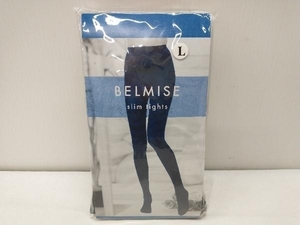 国内即日発送★新品未開封【BELMISEベルミス】スリムタイツ 美脚脚痩せ骨盤矯正むくみリンパ ダイエット用 着圧レギンスタイツ【Lサイズ】