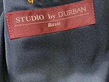 激安! STUDIO by DURBAN BASIC ダーバン ベーシック メンズ スーツ 上下 96AB5 激安スーツ ネイビー 紺/ビンテージ レトロ I/OO_画像5