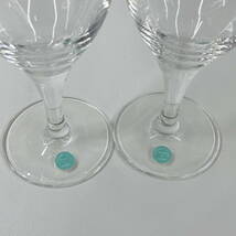 231045-007 TIFFANY&Co. ティファニー ワイングラス ペア 2客セット 箱付_画像2