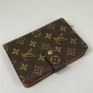 231093-004 LOUIS VUITTON ルイヴィトン モノグラム M61667 コンパクトジップ ラウンドファスナー 二つ折り財布