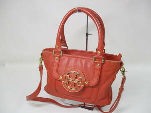 231092-006 TORY BURCH トリーバーチ アマンダ オレンジ 2way ショルダーバッグ