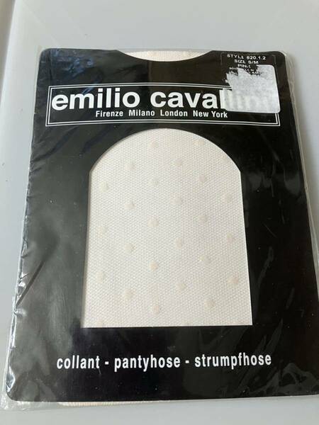 【送料無料】 emilio cavallini collant pantyhose S/M pink made in italy ピンク パンティストッキング 柄 パンスト タイツ tights