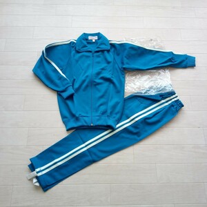 ★昭和レトロ★当時物★青★芋ジャージ★ジャージ★体操着★体操服★上下セット★未使用品★スポーツウェア★ジャージ上下★デッドストック