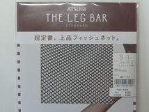 【アツギ】網タイツ THE LEG BAR・S～L・黒色★フィッシュネット柄★新品未開封★送料〒140円★ブラック★ATSUGI★網ストッキング★編み◆_画像2