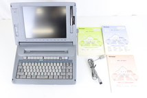 【通電OK】SHARP WD-M800 Shoin processor シャープ ワープロ 書院 カラー液晶 日本語 ワードプロセッサ 事務用品 005IFJA05_画像2