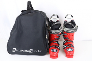 REXXAM 87FORTE レグザム スキー ブーツ 靴 レッドカラー 赤 ケース付き ウインター スポーツ用品 アウトドア 005IBFA81