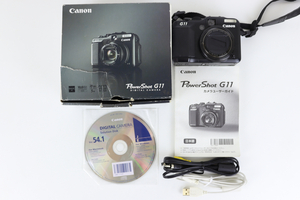 Canon PowerShot G11 PC1428 LENS 5× IS コンパクト デジタル カメラ デジカメ 取扱説明書付き 趣味 撮影 012IFGA93