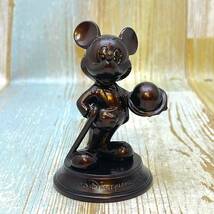 限定品 レア★東京ディズニーランドホテル ミッキーマウス Mickey Mouse 紳士 杖 ブロンズ像 TDL 金属製 フィギュア★Disney_画像1