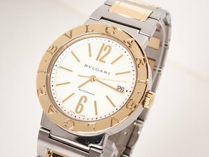 Полированная красота Bvlgari Bulgari Brugari BB38WSGD Автоматическая комбинация часов K18YG 18 Золото x нержавеем