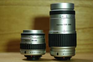 【稼動良好・美品】smc PENTAX-FA 35-80mm + 100-300mm / ダブルズーム