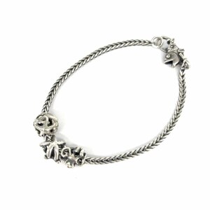 良好◆TROLL BEADS トロールビーズ SVブレスレット ◆ シルバーカラー LAA S925 魚 ヒトデ タコ ユニセックス accessory アクセサリー