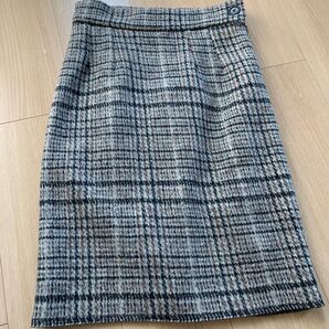 チェックスカート Made in Italy 毛100%
