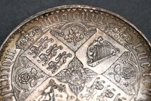 【清】某有名コレクター買取品 イギリス銀貨 ビクトリア女王・ゴチッククラウン銀貨1887年 癒しのピンクトーン 純銀保証 時代物保証_画像5