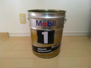 Mobil ペール缶 モービル1　空きペール缶