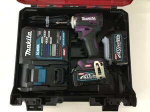 【中古品/動作確認済み】中古 makita マキタ 充電式インパクトドライバ TD001G 急速充電器 DC40RA/バッテリー×2