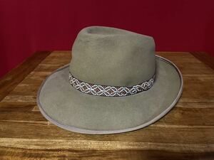 Stetson ビンテージハット60s70sブラウンopenroad ナバホ 柄ビーバー