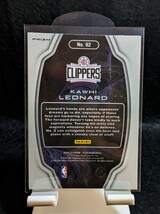 【1円スタート】2022-23 Panini Flux Basketball - Kawhi Leonard Titan Silver Prizm SP / Clippers_画像2