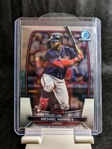 【10;円スタート】2023 Bowman Chrome - Michael Harris II RC Rookie Braves マイケル・ハリス ブレーブス Topps_画像1