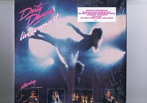 盤質良好 US盤 2LP Various / Dirty Dancing - Live In Concert シュリンク付き（開封済） オリジナルインナースリーブ付き 9660-1-R