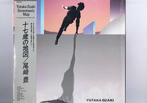  как новый записано в Японии LP Yutaka Ozaki = Yutaka Ozaki / Seventeen's Map = 10 7 лет. карта / Ozaki Yutaka с лентой вставка есть 28AH1654