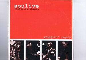 盤質良好 US盤 12inch Soulive Featuring Shuman / Steppin' (Remix) / ソウライブ 68748-00004-1