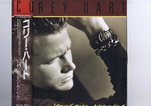 帯付 インサート付 国内盤 LP Corey Hart / Young Man Running / コリー・ハート ヤング・マン・ラニング RP28-5653