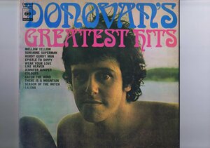 インサート付き 国内盤 LP Donovan / Donovan's Greatest Hits / ドノバン SONX 60049