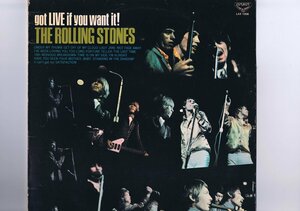 国内盤 The Rolling Stones Got Live If You Want It! ローリング・ストーンズ ゴット・ライブ・イフ・ユー・ウォント・イット LAX 1008