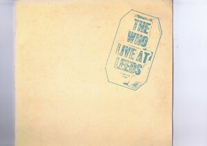 国内盤 LP The Who / Live At Leeds / ザ・フー MPF 1148