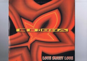盤質良好 イタリア盤 2x12inch CO*BRA / Love Sweet Love / cobra DB 047