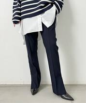 新品 L'Appartement（アパルトモン）Side Zip Pants(サイドジップパンツ）col pierrot(コルピエロ）ネイビー　22030560105210_画像1