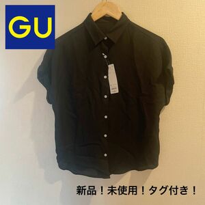 【新品・タグ付き】GU ／ エアリーシャツ（半袖）