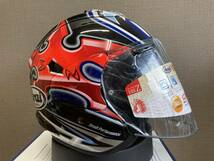 Arai VZ-RAM NAKANO GP2 Mサイズ 新品!! 未使用!! 完品!! 中野 真矢 選手 レプリカ 目玉 手裏剣 忠ヘル 56design 受注生産品 アライ SP忠男_画像2