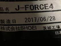 SHOEI ショウエイ J-Force4 Jフォース4 マットディープグレー ジェット ヘルメット Lサイズ センターパット新品!! J-フォース4 Jフォース4_画像9