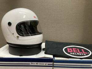 2022年製 BELL STAR2 ベル スター2 ホワイト フェイスヘルメット Lサイズ 復刻 族ヘル レトロ フルフェイス 美品!!