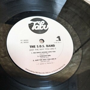 THE S.O.S. BAND JUST THE WAY YOU LIKE IT レコード LP 盤の画像2