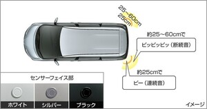 エスティマ 50系ハイブリッド20系：純正 コーナーセンサー（リヤ左右）(廃盤 残り在庫わずか)