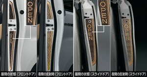  Vellfire 30 series latter term : original door lifre comb .n decal ( records out of production remainder stock a little )