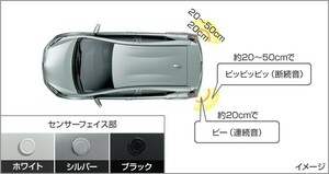 アクア 10系 4型：純正 コーナーセンサー（リヤ左右）（除くCrossover、GRシリーズ用）【廃盤、残り在庫わずか】