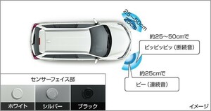 フィールダー NKE165G/NRE161G/NZE161G/ZRE162G/NZE164G 後期：純正 コーナーセンサー（フロント左右）【廃盤、残り在庫わずか】