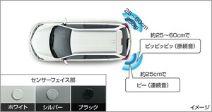 フィールダー NKE165G/NRE161G/NZE161G/ZRE162G/NZE164G 後期：純正 コーナーセンサー（リヤ左右）【廃盤、残り在庫わずか】