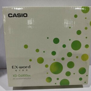 CASIO EX-word 電子辞書 XD-4800BK EX-word DATAPLUS 6 BLACK【ac03g】の画像1
