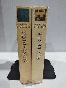 [2 pcs. set ]HERMAN MELVILLE Hamann *mei vi ru foreign book / German / white ./ biography /[ac02h]