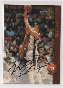 1998-99 Topps Keith Van Horn Autograph card