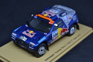 SPARK 1/43 Volkswagen Touareg Race 2 #306 2nd Dakar 2010 スパーク フォルクスワーゲン トゥアレグ レース 2 ダカール ラリー 絶版 希少